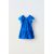 Zara Текстурное платье с оборкой , Цвет: Синий, Размер: 1½ лет (86 см), изображение 3