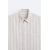Zara Рубашка в полоску с широким кроем , Цвет: Бежевый, Размер: XL (US XL), изображение 8