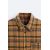 Zara Рубашка из хлопка в клетку , Цвет: Коричневый, Размер: S (US S), изображение 9