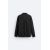 Zara Рубашка с эффектом складок , Цвет: Черный, Размер: S (US S), изображение 7