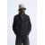 Zara Рубашка из джинсовой ткани , Цвет: Черный, Размер: S (US S), изображение 2