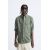 Zara Рубашка из денима , Цвет: Зеленый, Размер: S (US S), изображение 2