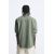 Zara Рубашка из денима , Цвет: Зеленый, Размер: S (US S), изображение 3