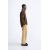 Zara Изношенная рубашка с карманом , Цвет: Коричневый, Размер: S (US S), изображение 4