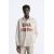 Zara Полосатая рубашка с принтом в виде распыленной краски , Цвет: Бежевый, Размер: S (US S), изображение 2