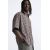 Zara Рубашка в клетку с текстурой , Цвет: Коричневый, Размер: S-M (US S-M), изображение 5