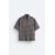 Zara Рубашка в клетку с текстурой , Цвет: Коричневый, Размер: S-M (US S-M), изображение 6