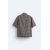 Zara Рубашка в клетку с текстурой , Цвет: Коричневый, Размер: S-M (US S-M), изображение 7