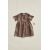 Zara Timelesz - платье с пересечением из льняного бленда , Цвет: Коричневый, Размер: 1½ лет (86 см), изображение 2