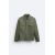 Zara Рубашка-оверштанг с застигающими воротниками и разрезными манжетами, Цвет: Зеленый, Размер: S (US S), изображение 6