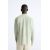 Zara Рубашка из хлопковой ткани с эффектом складок, Цвет: Зеленый, Размер: S (US S), изображение 3