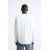 Zara Рубашка из хлопковой ткани с эффектом морщин, Цвет: Белый, Размер: S (US S), изображение 3