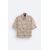 Zara Рубашка в клетку с укороченной длиной , Цвет: Бежевый, Размер: S (US S), изображение 6