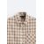 Zara Рубашка в клетку с укороченной длиной , Цвет: Бежевый, Размер: S (US S), изображение 8