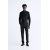 Zara Рубашка с разделителем easy care textured shirt , Цвет: Черный, Размер: S (US S)