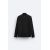 Zara Рубашка из фланелевой хлопковой ткани, Цвет: Черный, Размер: S (US S), изображение 7