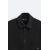 Zara Рубашка из фланелевой хлопковой ткани, Цвет: Черный, Размер: S (US S), изображение 8