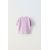 Zara Футболка с круглым вырезом и короткими рукавами, Цвет: Фиолетовый, Размер: 1½ лет (86 см), изображение 4