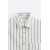 Zara Relaxed fit полосатая рубашка , Цвет: Бежевый, Размер: XL (US XL), изображение 9