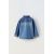 Zara Рубашка из денима с лоскутным оформлением , Цвет: Синий, Размер: 12-18 месяцев (86 см), изображение 2