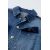 Zara Рубашка из денима с лоскутным оформлением , Цвет: Синий, Размер: 12-18 месяцев (86 см), изображение 3