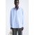 Zara Рубашка из поплина с карманом , Цвет: Синий, Размер: S (US S), изображение 6