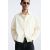 Zara Хлопковая рубашка с текстурой , Цвет: Бежевый, Размер: M (US M), изображение 5