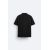 Zara Фактурная кофта с вязкой , Цвет: Черный, Размер: M (US M), изображение 7