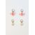 Zara 2-пары сережек с цветком и стрекозой , изображение 5