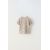 Zara Футболка с открытой вязкой под животный принт , Цвет: Бежевый, Размер: 1½ лет (86 см), изображение 2