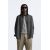 Zara Рубашка из хлопка и конопли , Цвет: Серый, Размер: S (US S), изображение 2