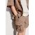 Zara Сохраняйте  шорты-бермуды из льняной ткани , Цвет: Коричневый, Размер: 5 лет (110 см), изображение 5