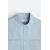 Zara Рубашка из поплина с карманами , Цвет: Синий, Размер: S (US S), изображение 9