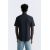 Zara Рубашка с эффектом стирки без глажки, Цвет: Синий, Размер: S (US S), изображение 3