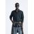 Zara Рубашка из текстурированного хлопка , Цвет: Синий, Размер: XL (US XL), изображение 2