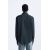 Zara Рубашка из текстурированного хлопка , Цвет: Синий, Размер: XL (US XL), изображение 3