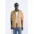 Zara Рубашка из текстурированного хлопка , Цвет: Жёлтый, Размер: S (US S), изображение 2
