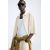 Zara Рубашка с текстурным крючком , Цвет: Бежевый, Размер: S (US S), изображение 6