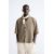 Zara Cохранить 
вязаная рубашка из ткани смеси хлопка, Цвет: Коричневый, Размер: L (US L), изображение 2