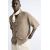 Zara Cохранить 
вязаная рубашка из ткани смеси хлопка, Цвет: Коричневый, Размер: L (US L), изображение 5