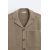 Zara Cохранить 
вязаная рубашка из ткани смеси хлопка, Цвет: Коричневый, Размер: L (US L), изображение 8
