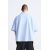 Zara Рубашка "boxy-fit oxford shirt" с сохранённым дизайном, Цвет: Синий, Размер: S-M (US S-M), изображение 3
