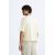Zara Широкая футболка свободного кроя с круглым вырезом и короткими рукавами, Цвет: Жёлтый, Размер: M (US M), изображение 3