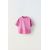 Zara Топ с контрастным неоновым вышитым узором , Цвет: Розовый, Размер: 1½ лет (86 см)