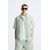 Zara Рубашка с текстурой и потертостями , Цвет: Зеленый, Размер: S (US S), изображение 2