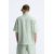 Zara Рубашка с текстурой и потертостями , Цвет: Зеленый, Размер: S (US S), изображение 3