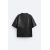 Zara Футболка с эффектом кожи , Цвет: Черный, Размер: XS (US XS), изображение 8