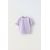 Zara Однотонная футболка с бантами , Цвет: Фиолетовый, Размер: 6 лет (116 см)