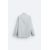 Zara Полосатая рубашка oversize , Цвет: Серый, Размер: S-M (US S-M), изображение 9