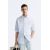 Zara Рубашка с полосатым текстурным узором , Цвет: Синий, Размер: S (US S), изображение 2